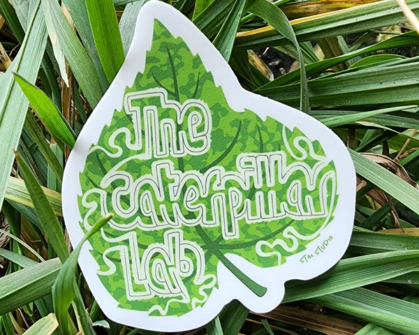 Small Caterpillar Sticker - "Leaf Miner"