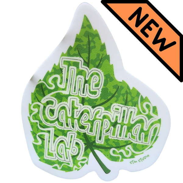 Small Caterpillar Sticker - "Leaf Miner"