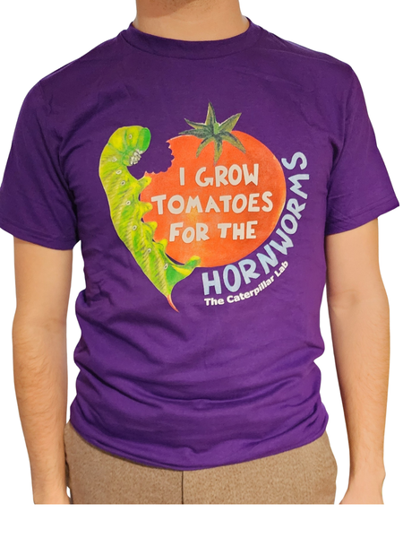 Adult Unisex T-shirt - "I Grow Tomatoes for the Hornworms"